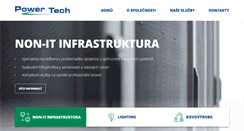 Desktop Screenshot of power-tech.cz